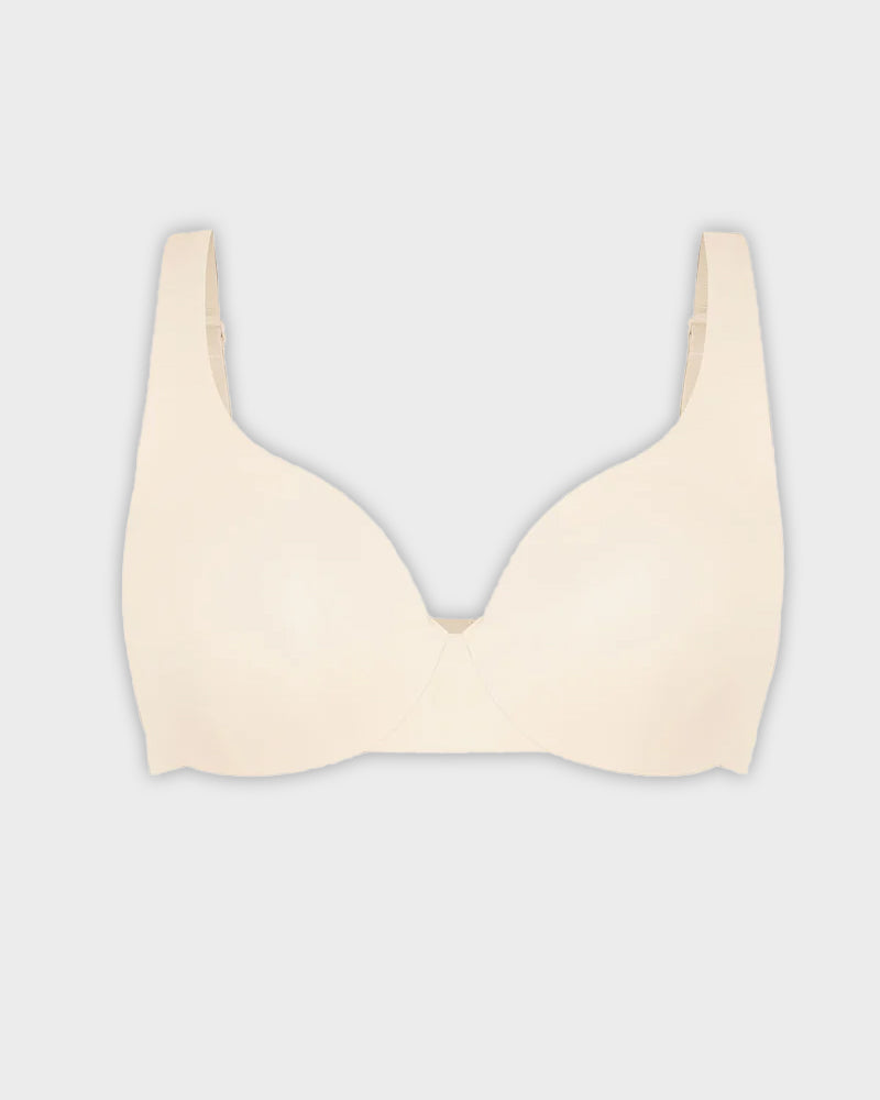Underwire Adjustable Deep V-neck Bra