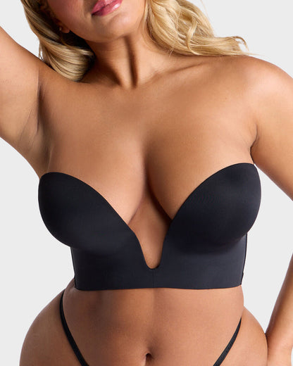 Wire-Free U-Plunge Strapless Multiway Bra