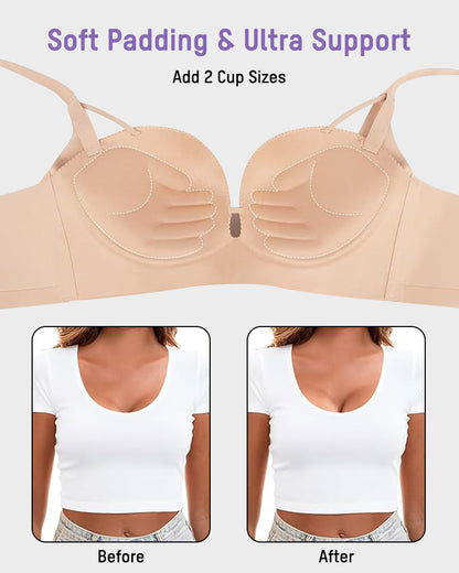 Wireless Add-2-Cup Push-Up Bra