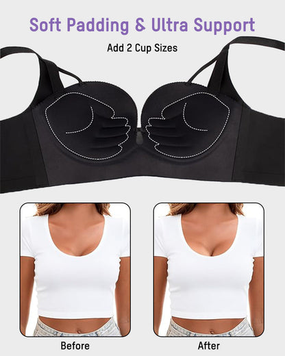 Wireless Add-2-Cup Push-Up Bra