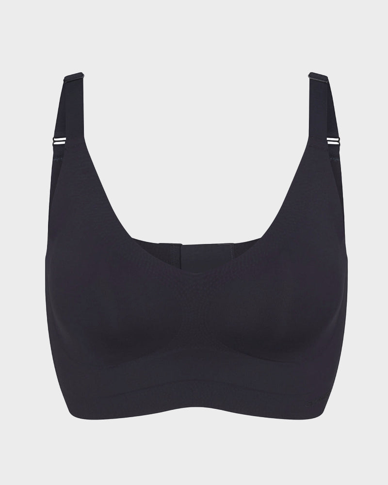 Wireless V-Neck Back & Side Smoothing Bra