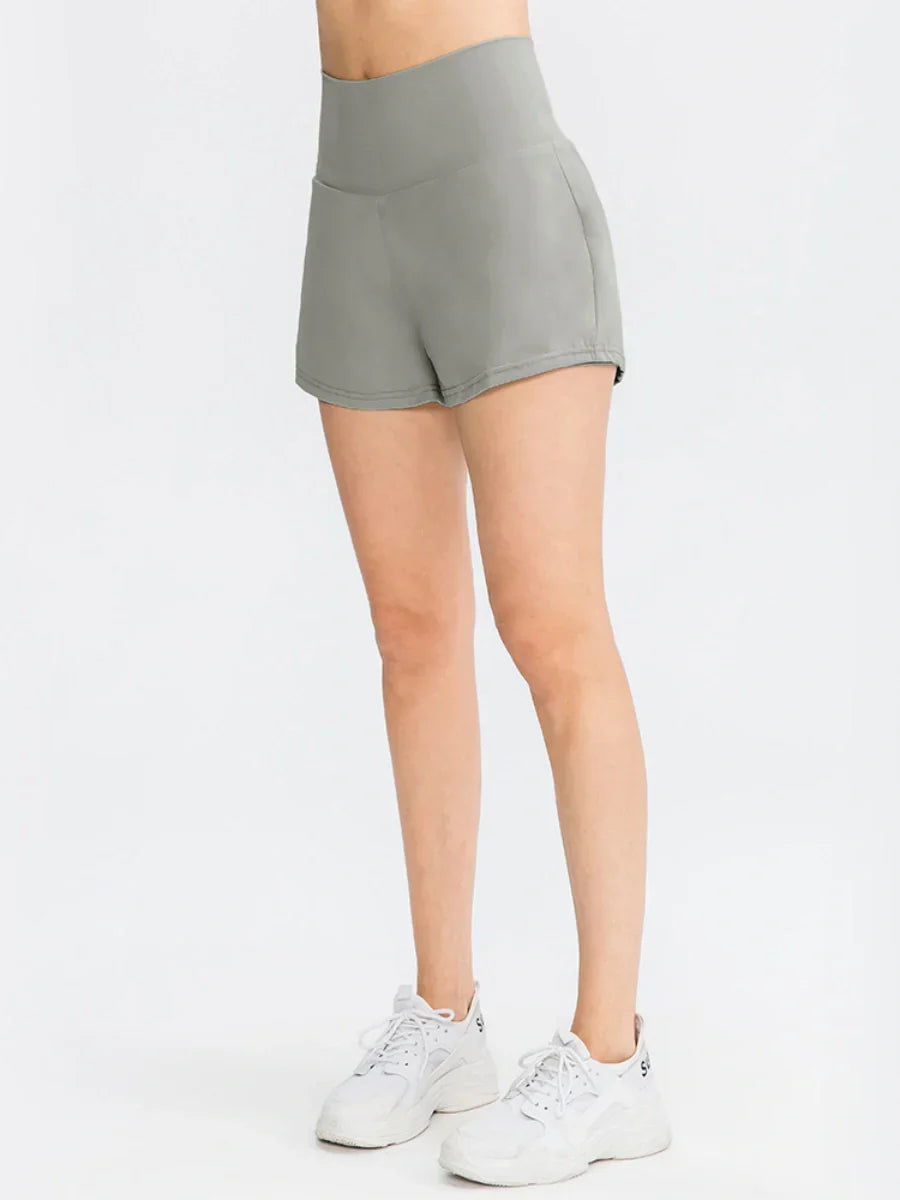 Super Tummy Control Back Pocket & Side Hidden Pocket Shorts 3"