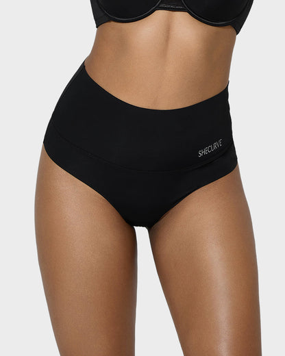 High-Rise Seamless Thong Panty(3 Pack)