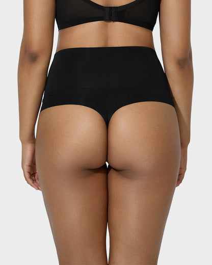 High-Rise Seamless Thong Panty(3 Pack)