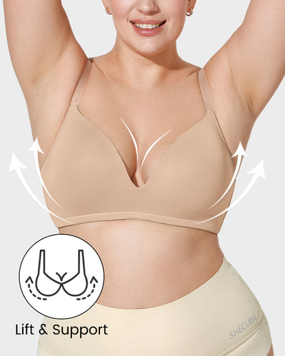 Seamless One-Piece Wireless Bra