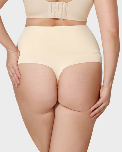 High-Rise Seamless Thong Panty(3 Pack)