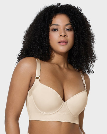 Push Up Longline Smoothing Bra