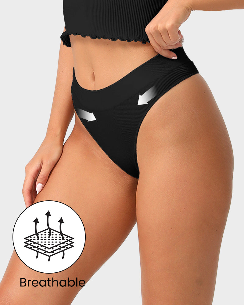 Everyday Comfort Seamless Low-Rise Thong (3 Pack)