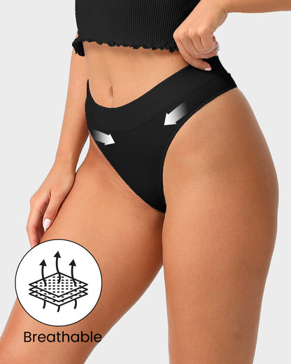 Everyday Comfort Seamless Low-Rise Thong (3 Pack)