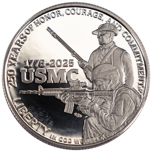 2025-S Marine Corps 250th Anniversary Clad Half Dollar
