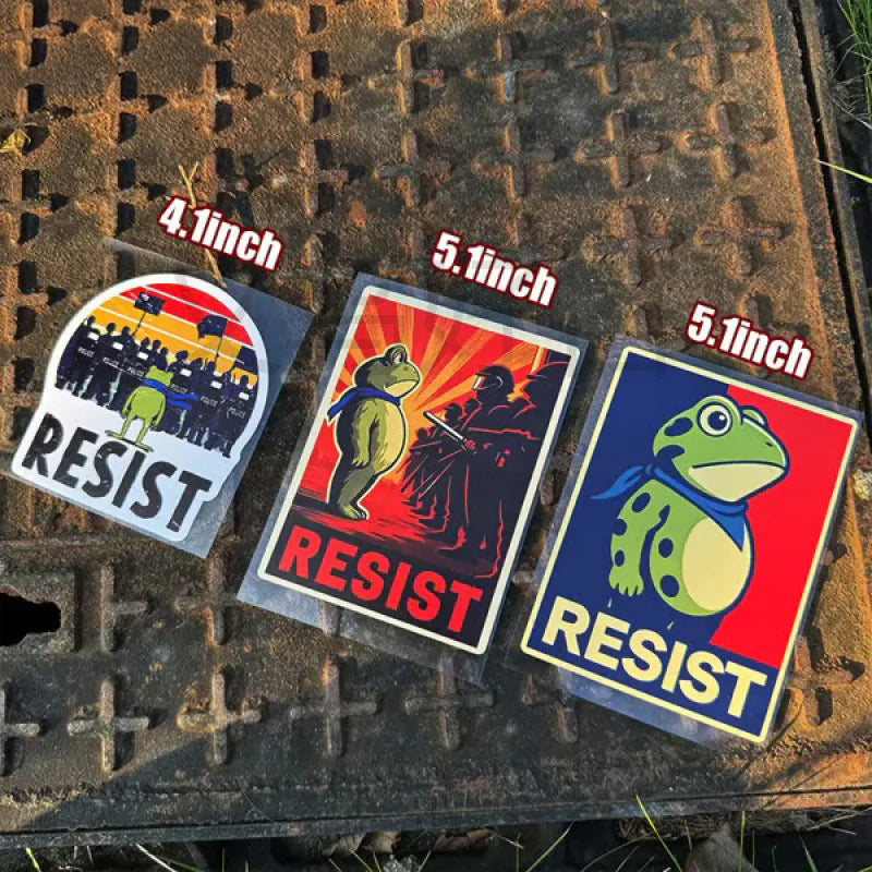 💥Last day 59% OFF💥Portland Frog Protest Stickers