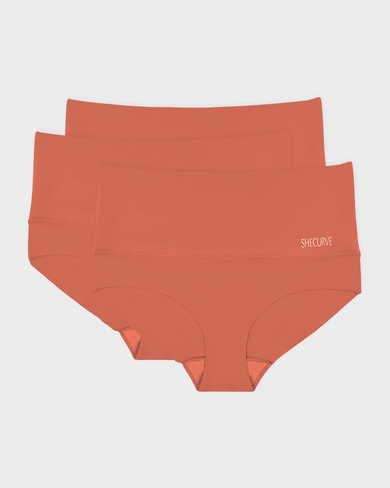 3-Pack High Waisted Tummy Control Briefs